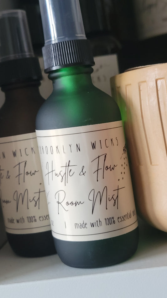 Essential Oil Infused Room Mist Sprays – Lush, Hustle & Flow, and Sanctuary Scents - Brooklyn Wicks Studio