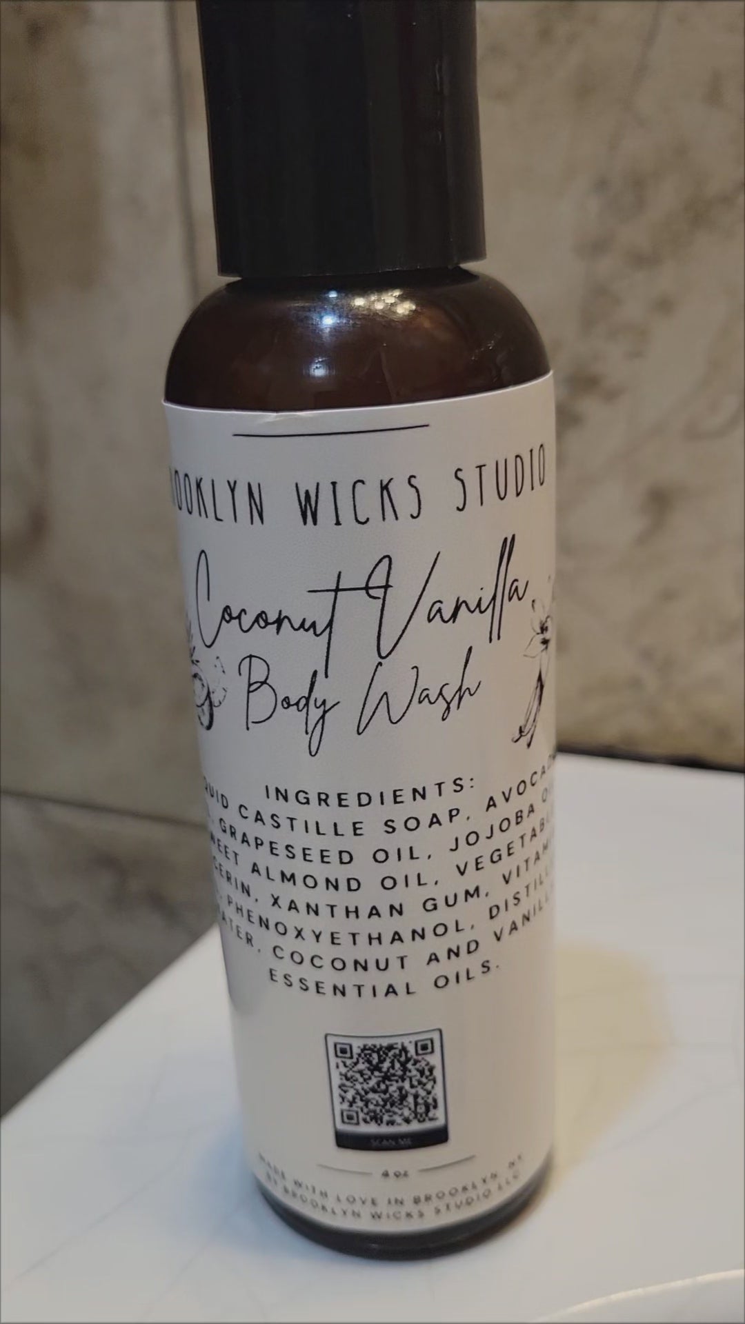 Brooklyn Wicks Studio's Limited Edition Self-Care Kit featuring Coconut & Vanilla Body Wash and Whipped Shea Butter.